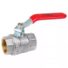 Valtec Кран шаровый BASE (Стальная рукоятка, никелированный, внутр.-внутр.) Ду 1/2″ VT.214.N.04